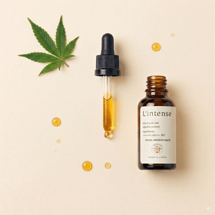 Huile CBD 10% full spectrum CBD Occitan