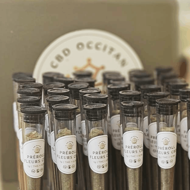 pre-roll CBD BIO par CBD Occitan