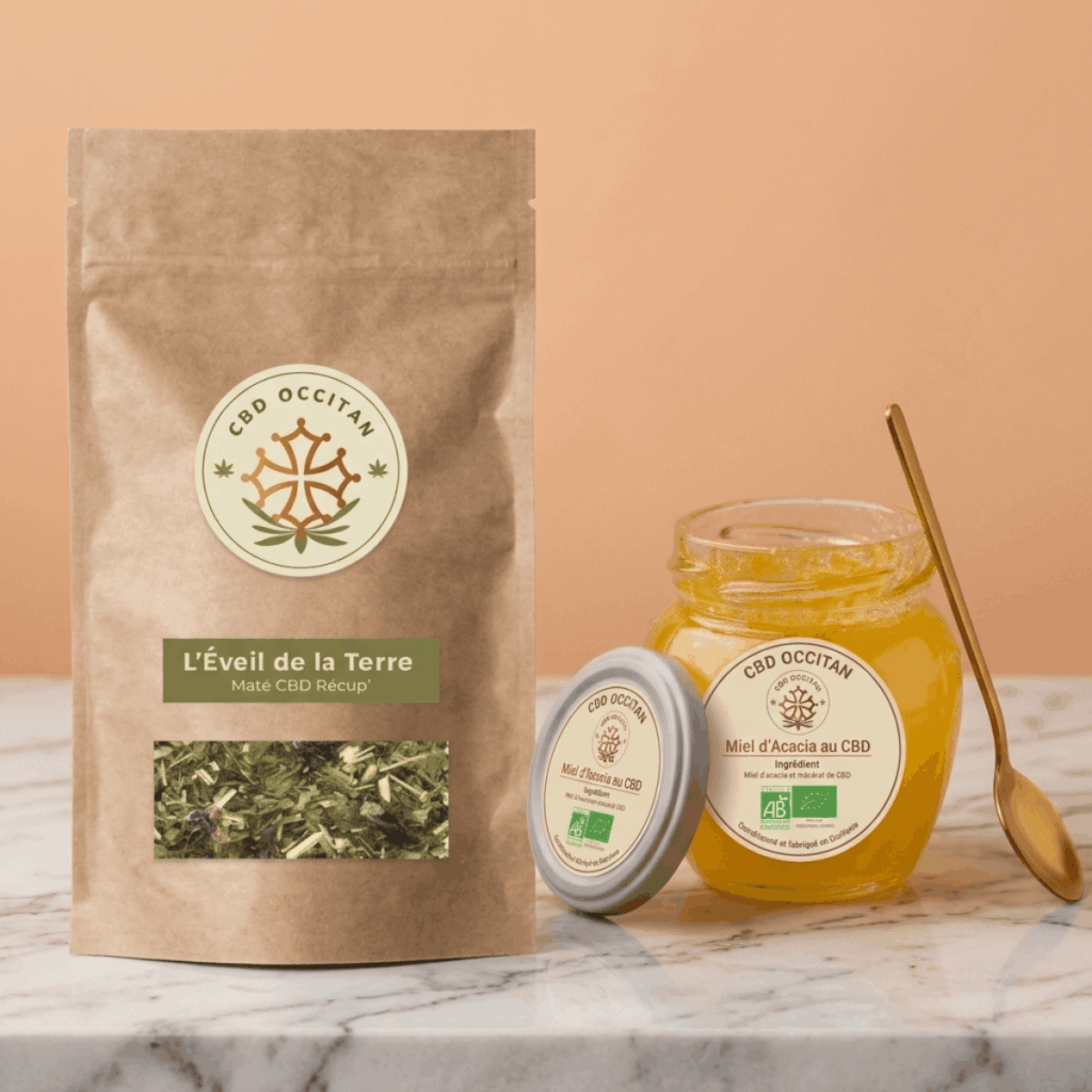 offre bundle pack miel + maté au CBD chez CBD occitan