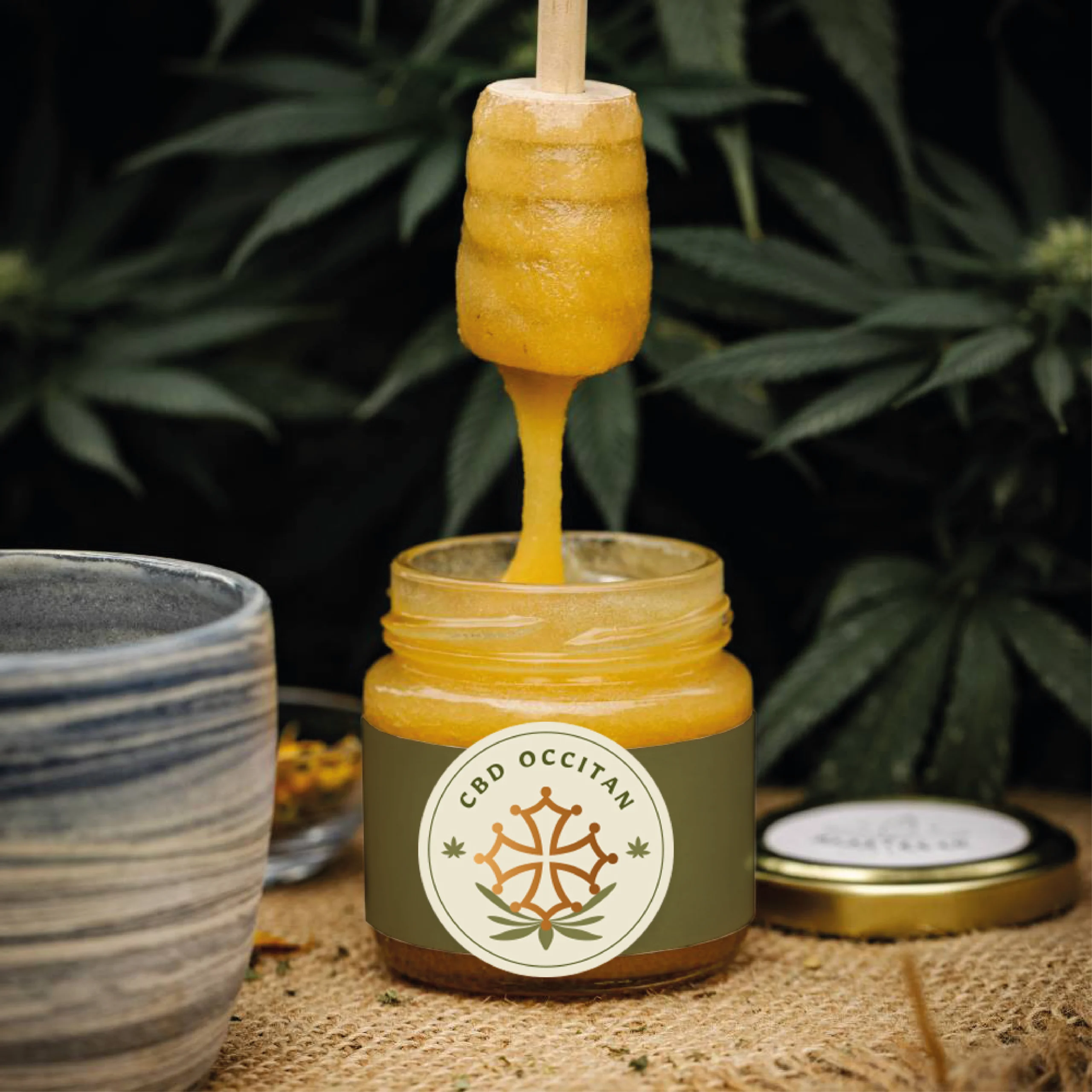 miel au CBD occitan france cbd Occitan 100% français haute qualité