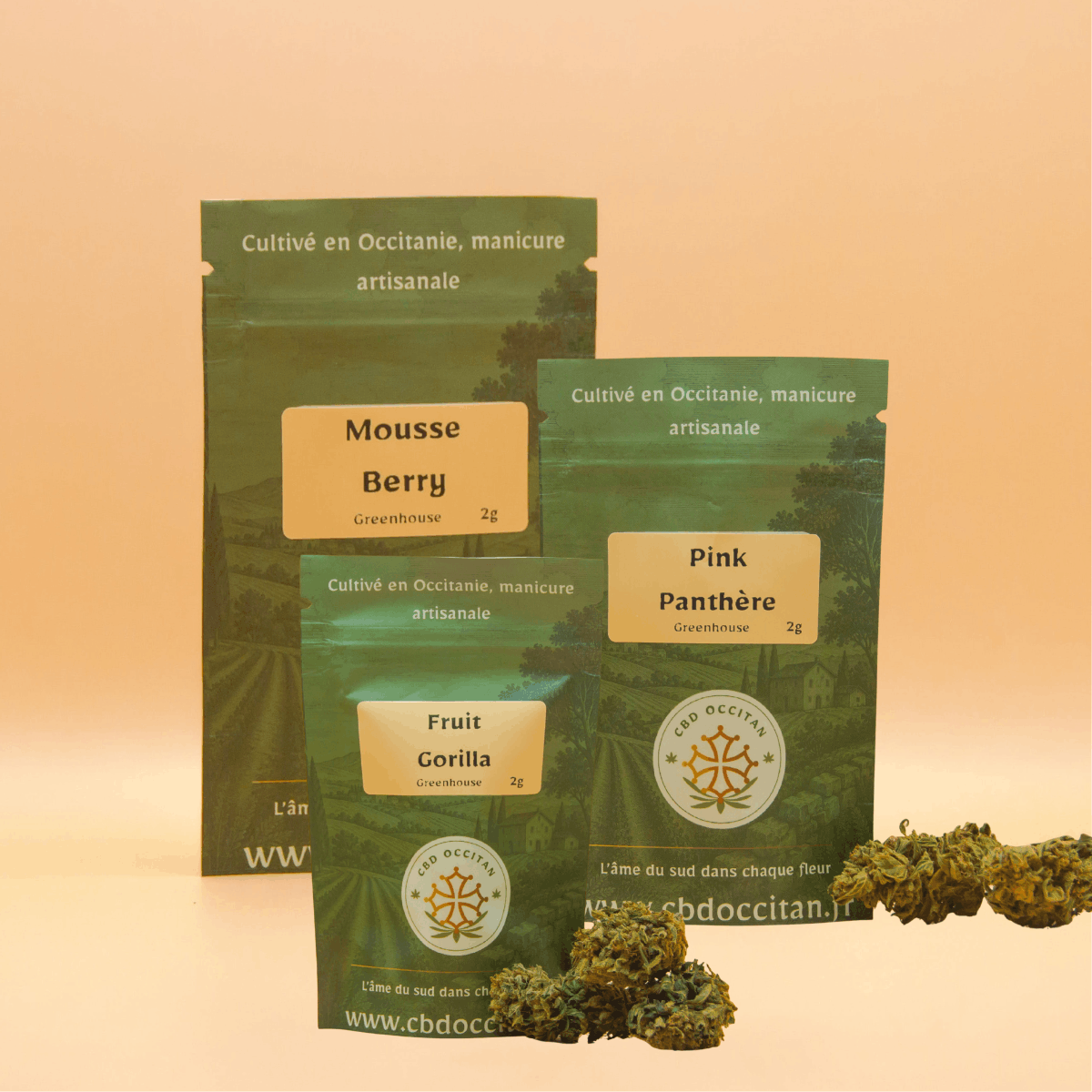 pack-6-fleurs-sachat-5-ou-2g-cbd-occitan (2) pack découverte 6 fleurs CBD BIO par CBD Occitan