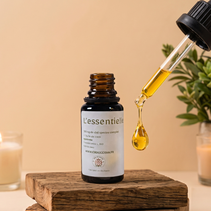 huile cbd l'essentielle 500mg