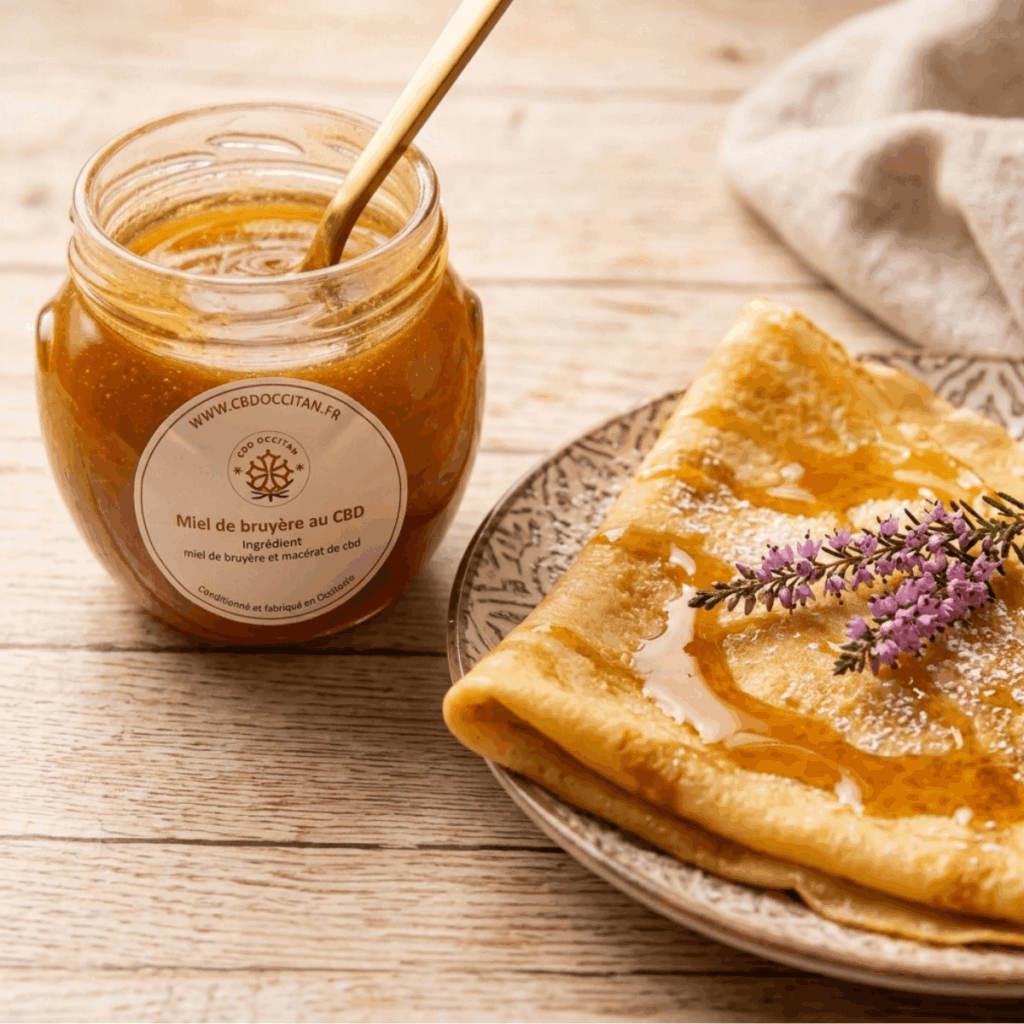 miel de bruyère au CBD médaille d'or par CBD occitan