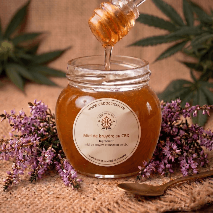 miel de bruyère au CBD harmonie sauvage par CBD Occitan